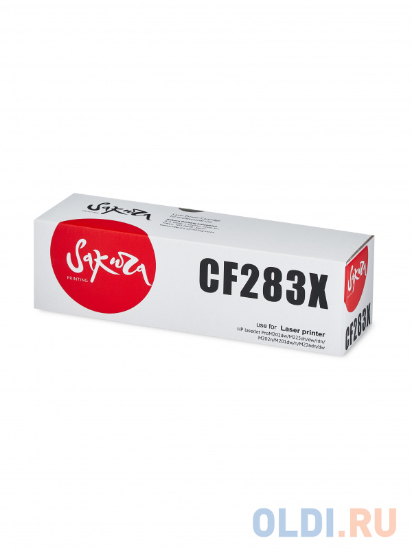 Картридж Sakura CF283X (83X) для HP LJ M201dw/LJ M226dn/LJ M226dw/LJ M201n/LJ M202dw/LJ M225dn/LJ M225dw/LJ M225rdn/LJ M202n, черный, 2200 к.