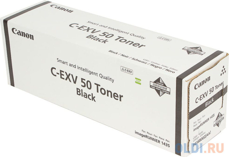 Тонер Canon C-EXV50 для IR1435/1435i/1435iF. Чёрный. 17 600 страниц.