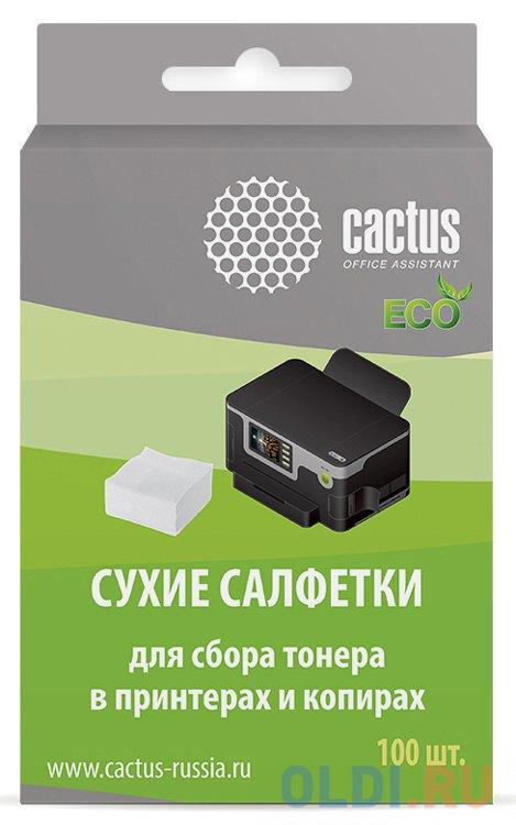 Чистящие салфетки Cactus CS-P2003E 100 шт