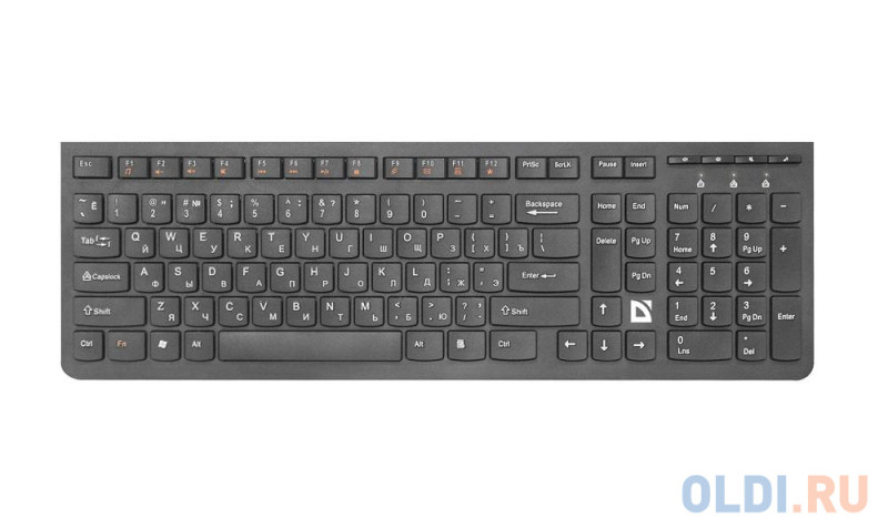 Клавиатура беспроводная Defender UltraMate SM-535 RU,черный,мультимедиа
