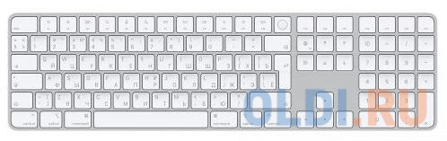 Клавиатура беспроводная Apple Magic Keyboard USB + Bluetooth белый
