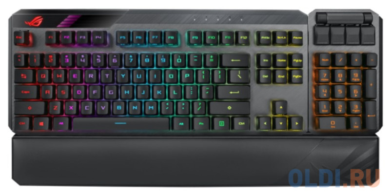 Клавиатура беспроводная ASUS ROG Claymore ROG Claymore II USB + Bluetooth черный 90MP01W0-BKRA00