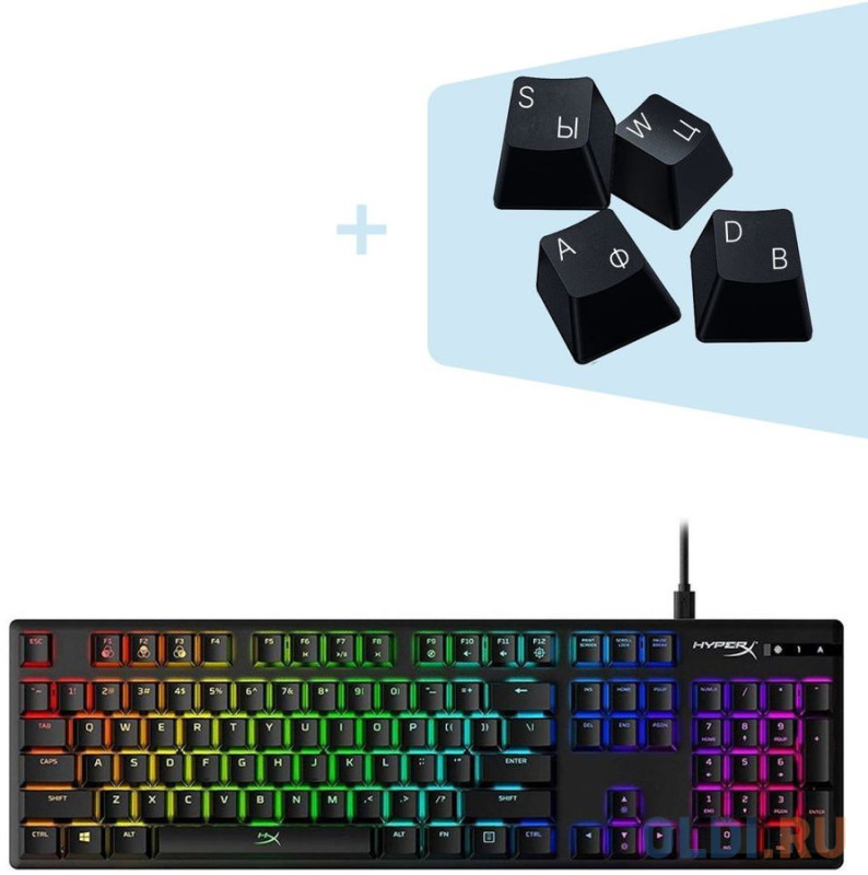 Клавиатура HyperX Alloy Origins Black USB