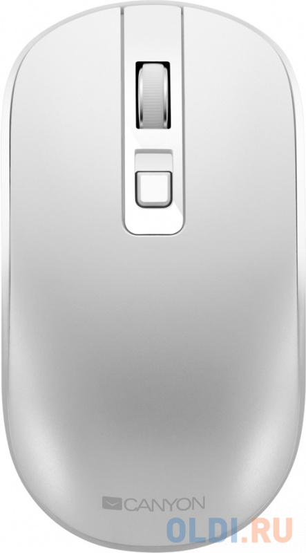 CANYON MW-18 2.4GHz Wireless Rechargeable Mouse with Pixart sensor, 4keys, Silent switch for right/l