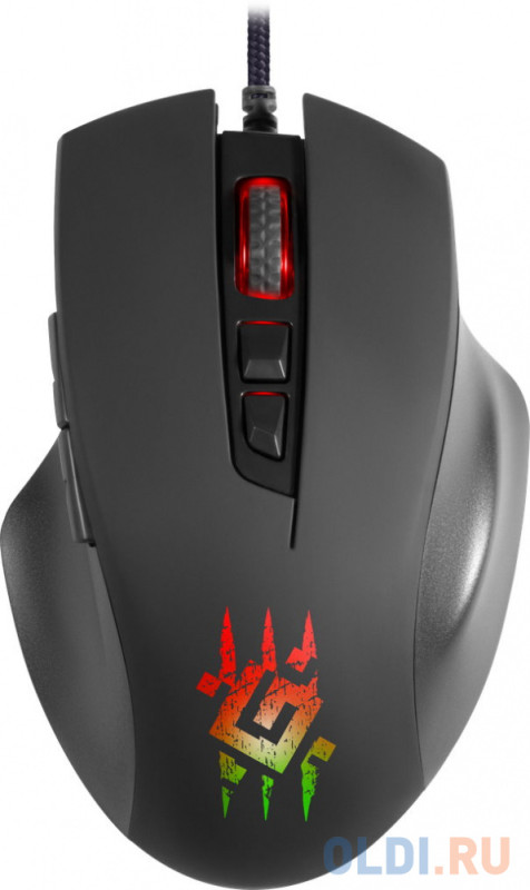 Мышь проводная Defender GM-700L чёрный USB