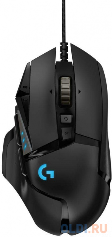 Мышь проводная Logitech G502 HERO чёрный USB