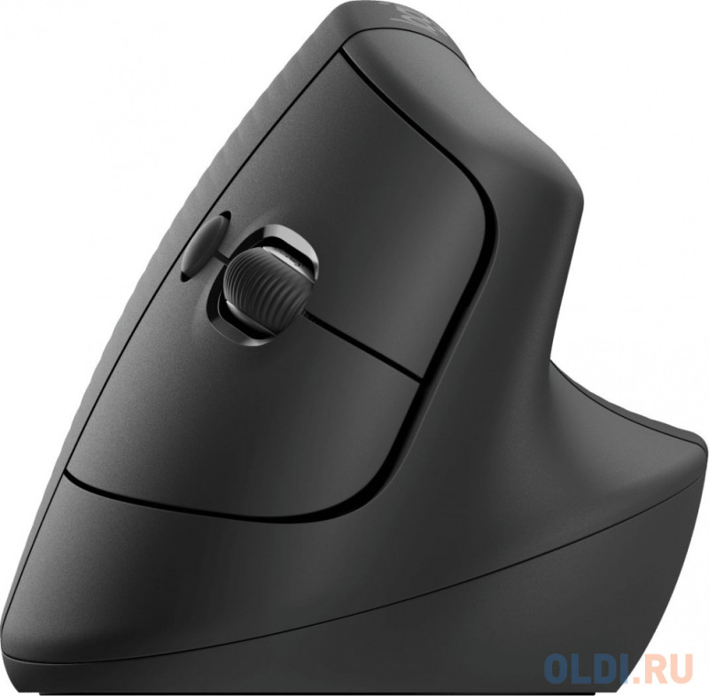 Мышь Logitech Lift графитовый оптическая (4000dpi) беспроводная BT/Radio USB (5but)