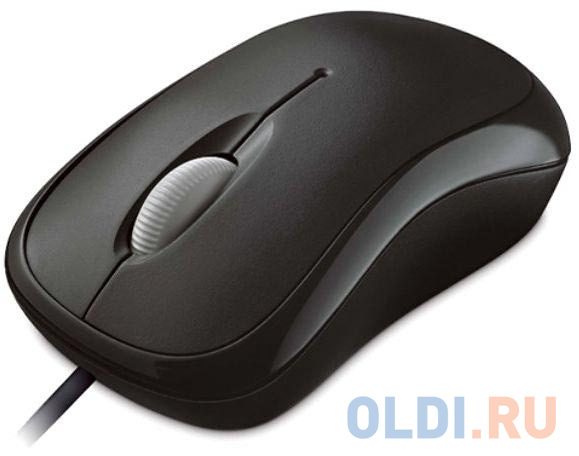 Мышь Microsoft Basic Optical Mouse Black черный оптическая (1000dpi) USB (2but)