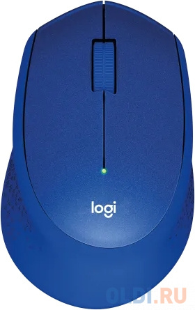 Мышь Logitech M331 Silent Plus синий оптическая (1000dpi) silent беспроводная USB (3but)