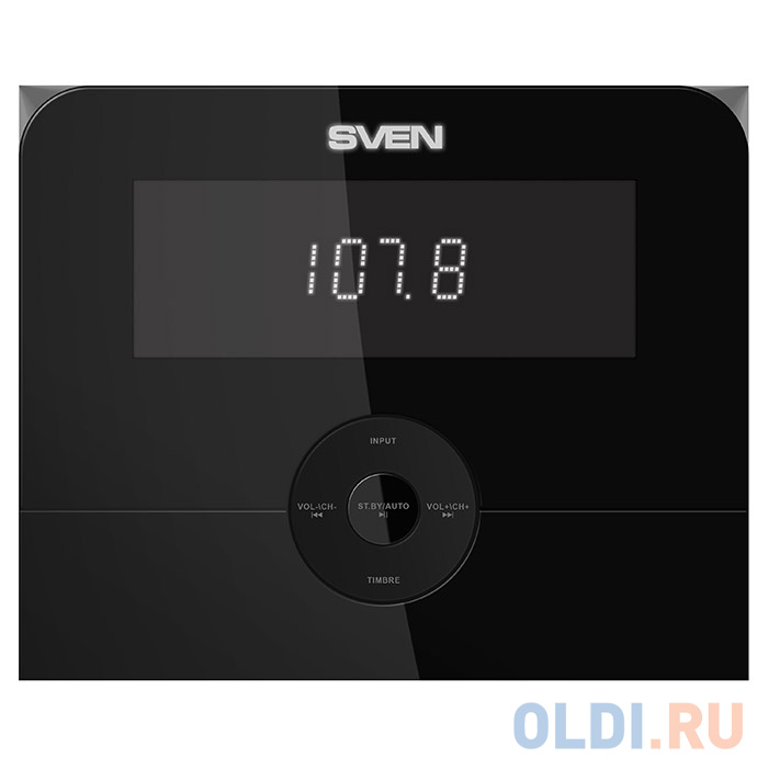 Колонки Sven MS-2250,2.1 чёрный (RMS): 50Вт + 2х15Вт, SD/USB, FM-радио, LED-дисплей, пульт ДУ, Bluetooth)