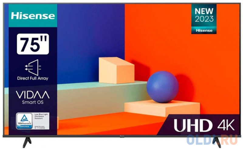 Телевизор Hisense 75A6K 75" 4K Ultra HD