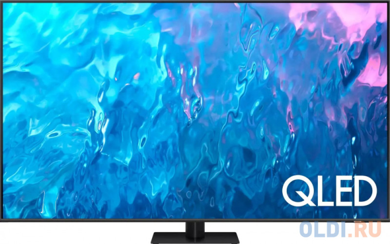Телевизор QLED Samsung 65" QE65Q80CAUXRU Series 8 черненое серебро 4K Ultra HD 100Hz DVB-T2 DVB-C DVB-S2 USB WiFi Smart TV (RUS)
