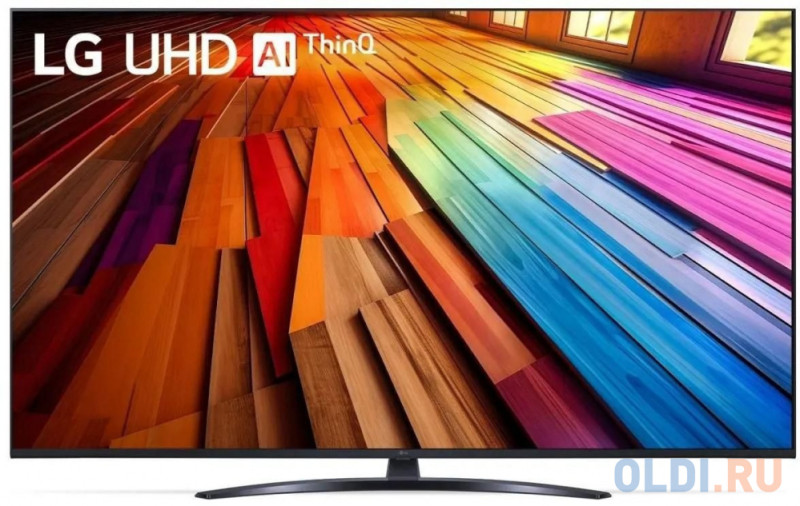 Телевизор LED LG 50" 50UT81006LA.ARUB черный 4K Ultra HD 60Hz DVB-T DVB-T2 DVB-C DVB-S2 USB WiFi Smart TV