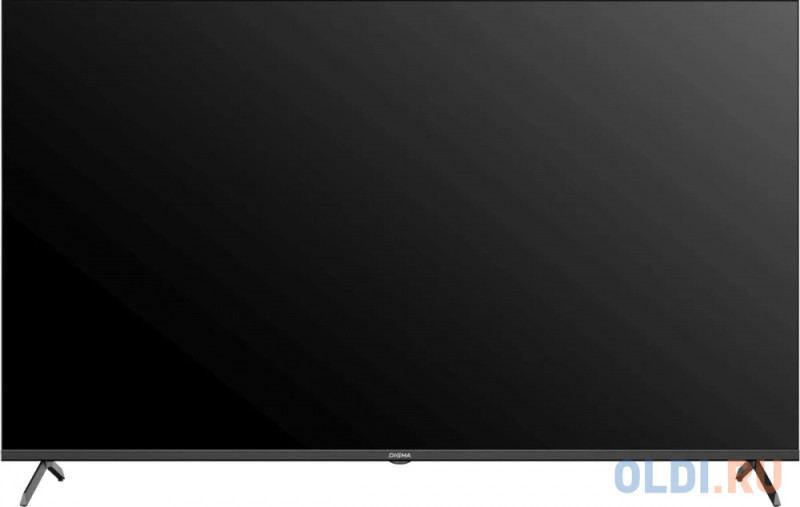 Телевизор QLED Digma 55" DM-LED55UQB31 Google TV Frameless Metal черный/черный 4K Ultra HD 60Hz MEMC DVB-T DVB-T2 DVB-C DVB-S DVB-S2 USB WiFi Sma