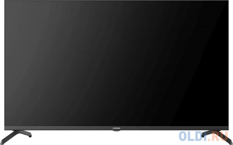 Телевизор QLED Digma 43" DM-LED43UQB31 Google TV Frameless Metal черный/черный 4K Ultra HD 60Hz MEMC DVB-T DVB-T2 DVB-C DVB-S DVB-S2 USB WiFi Sma