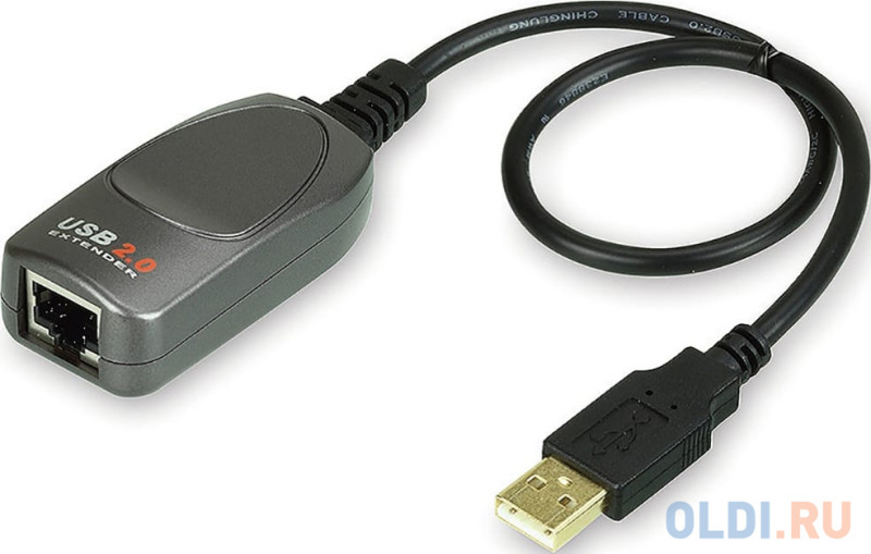 Удлинитель  Aten UCE260 Удлинитель, USB 2.0,  60 метр., 1xUTP Cat5e, USB A-тип, Male/Female, без шнуров, Б.П. 220> 5V