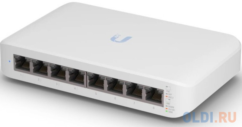 Коммутатор 8POE 1000M POE USW-LITE-8-POE UBIQUITI