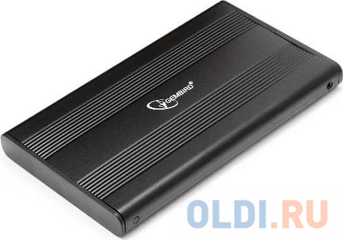 Внешний корпус 2.5" Gembird EE2-U3S-5, черный, USB 3.0, SATA, металл