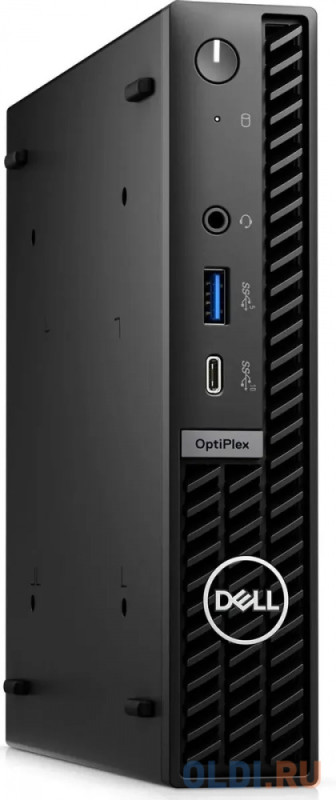 Неттоп Dell Optiplex 7020 Micro i3 14100T (2.7) 16Gb SSD512Gb UHDG 730 Windows 11 Professional GbitEth 260W мышь клавиатура черный (7020-3621)