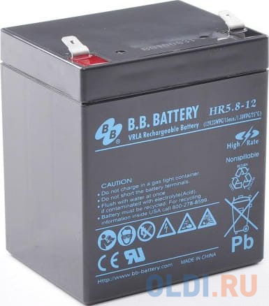 Батарея B.B. Battery HR5.8-12 5.8Ач 12B