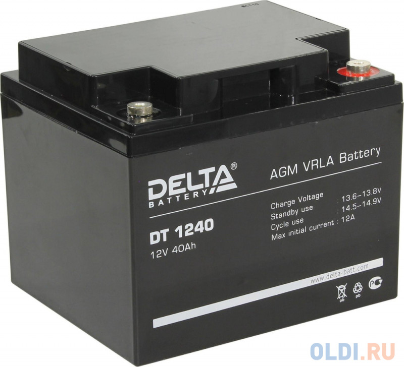 Батарея для ИБП Delta DT 1240 12В 40Ач