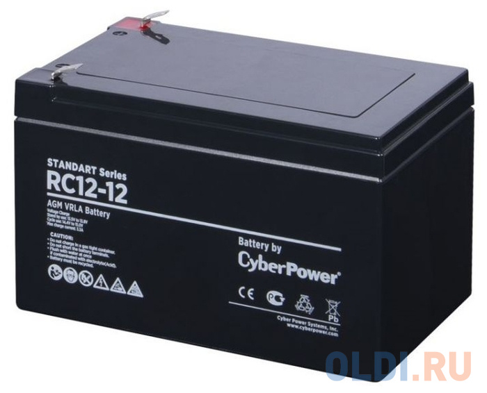 Battery CyberPower Standart series RC 12-12 / 12V 12 Ah