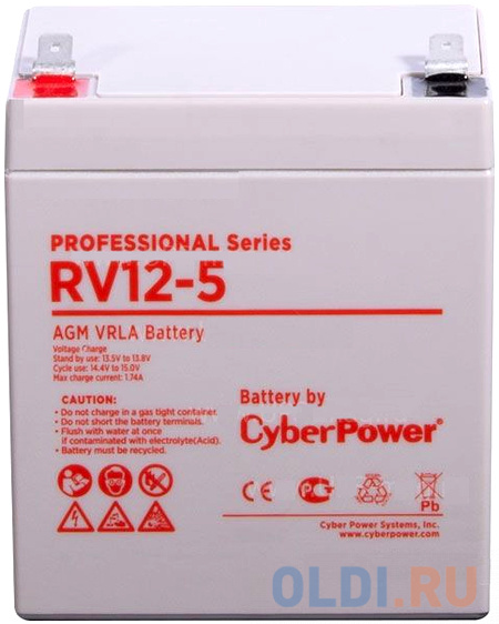 Battery CyberPower Professional series RV 12-5 / 12V 5.7 Ah