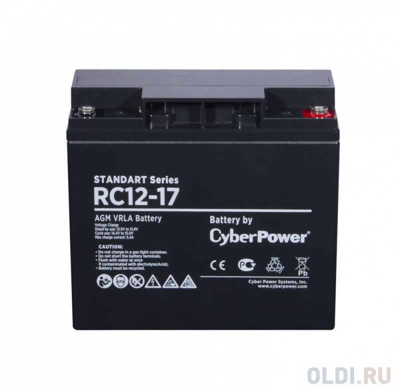 Battery CyberPower Standart series RC 12-17 / 12V 17 Ah