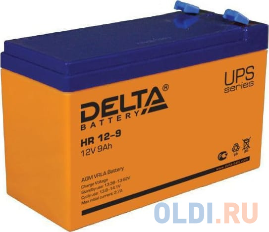 Аккумулятор Delta HR 12-9 12V9Ah