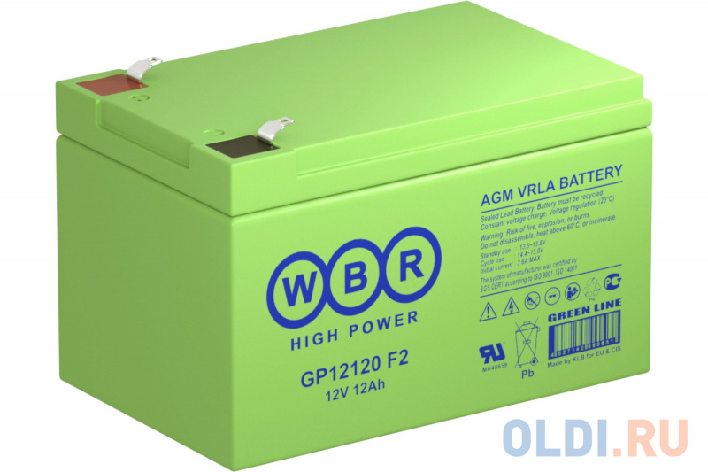 WBR Батарея GP12120 (12V/12Ah)