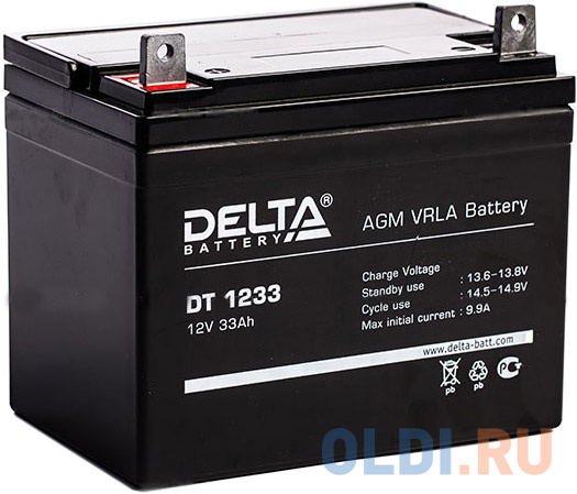 Батарея Delta DT 1233 33Ач 12B