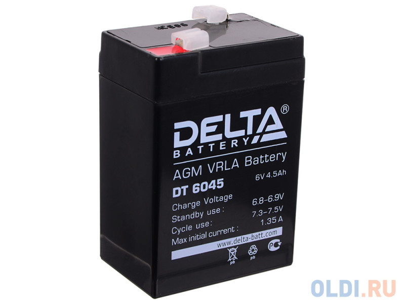 Аккумулятор Delta DT 6045 6V4.5Ah