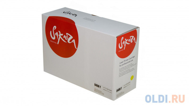 Картридж Sakura CRG040HY (0455C001) для Canon LBP-710/ LBP-712, желтый, 10000 к.