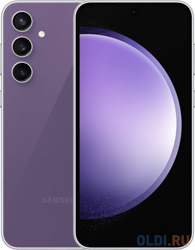 Смартфон Samsung SM-S711B Galaxy S23 FE 5G 256Gb 8Gb фиолетовый моноблок 3G 4G 6.4" 1080x2340 Android 13 50Mpix 802.11 a/b/g/n/ac/ax NFC GPS GSM9