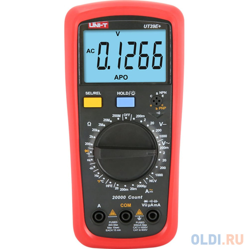 UNI-T UT39E+ Мультиметр цифровой 00-00006950