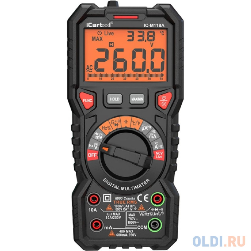 iCarTool Мультиметр цифровой IC-M118A