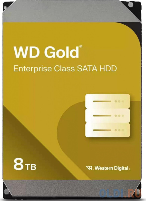 Жесткий диск WD SATA-III 8TB WD8005FRYZ Desktop Gold 512E (7200rpm) 256Mb 3.5"