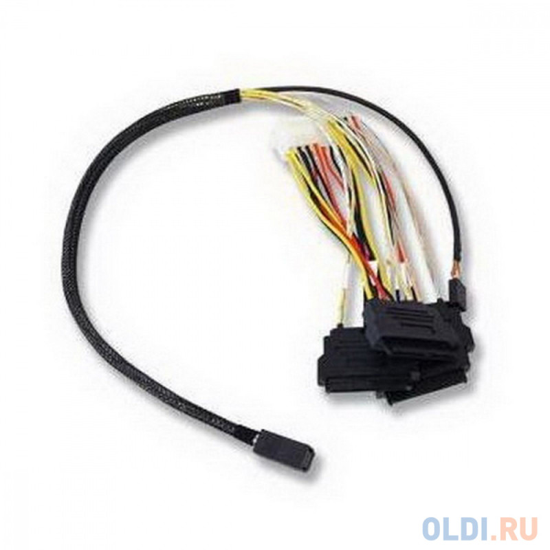 Кабель Amphenol RHS36-4819, ( HDmSAS SFF8643 to 4*SAS SFF8482 internal cable), 75cm