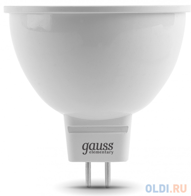 Лампа светодиодная полусфера Gauss 13536 GU5.3 5.5W 6500K