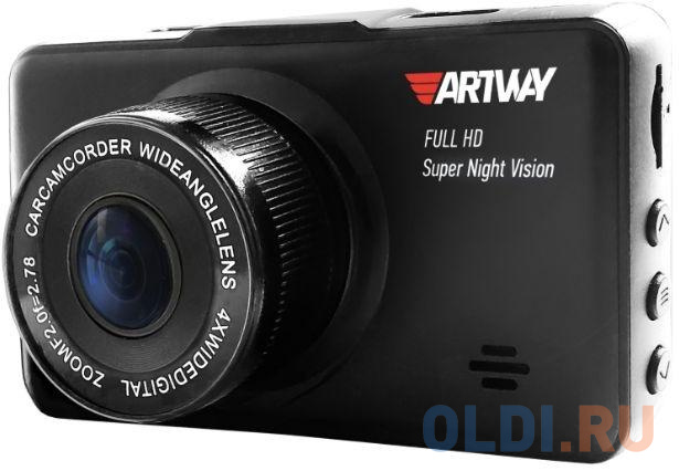 Видеорегистратор Artway AV-396 Super Night Vision черный 2Mpix 1080x1920 1080i 170гр.