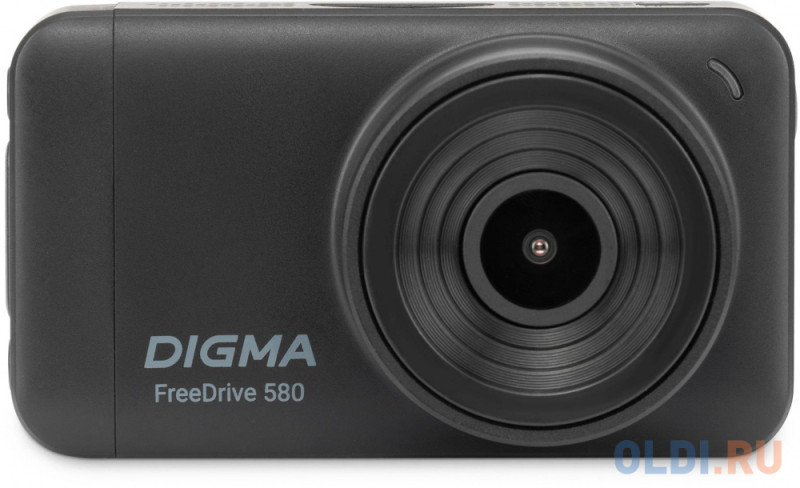 Видеорегистратор Digma FreeDrive 580 черный 4Mpix 1296x2304 1296p 140гр. GP2178