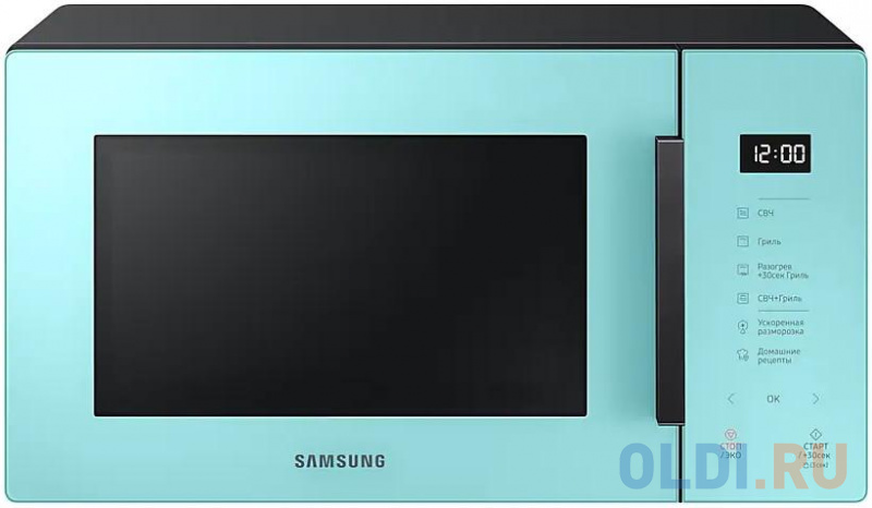 Микроволновая печь Samsung MG23T5018AN/BW 800 Вт зеленый