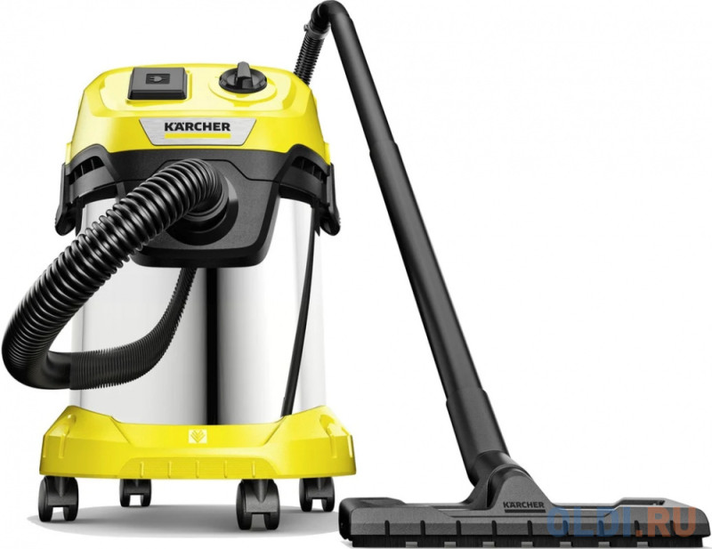 Строительный пылесос Karcher WD 3 P S V-17/4/20,  желтый [1.628-190.0]