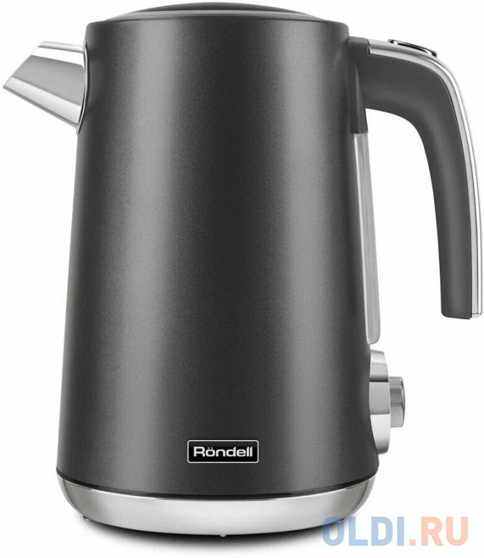 Чайник электрический Rondell 1002-RE-01 2200 Вт чёрный 1.7 л нержавеющая сталь