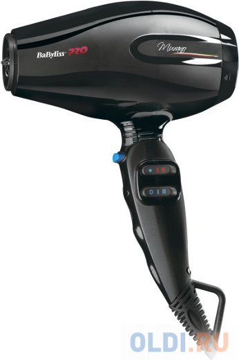 Фен BaByliss Pro BAB6160INRE 2000Вт чёрный