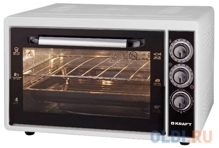 Мини-печь Kraft KF-MO 3800 W белый