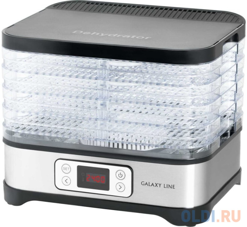 Сушилка для овощей и фруктов 500W LINE GL2640 GRAY GALAXY