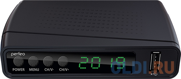 Perfeo DVB-T2/C приставка "STREAM" для цифр.TV, Wi-Fi, IPTV, HDMI, 2 USB, DolbyDigital, пульт ДУ