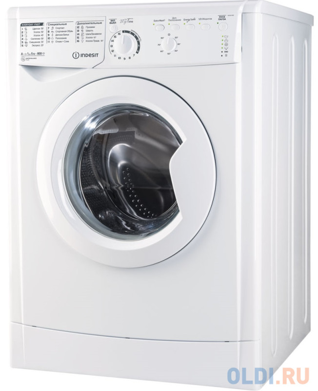 Стиральная машина Indesit EWSB 5085 CIS класс: A загр.фронтальная макс.:5кг белый