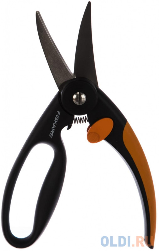 Ножницы универсальные Fiskars P45 черный/оранжевый (1001533)